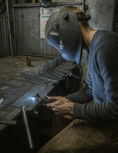 Soudure chez stefil, fabricant français de PLV ILV